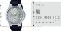 Reloj hombre analógico Casio MTP-E173L-7AV correa de cuero 50m water resist - details 2