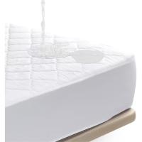 Protector De Colchón Acolchado Impermeable, Transpirable Y Antiácaros, Acolchado Basic Blanco Funda De Colchón de verano Cubierta De Cama Lavable Gruesa Protector De Colchón Resistente Al Agua 90/105/135/150Cm - details 1