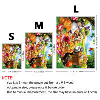Puzzle De Jardín Para Perros Madera Juego De Mesa Emocional Familiar Patrones Únicos De Animales Tamaños A3/A5 Caja Blanca Incluida - details 1