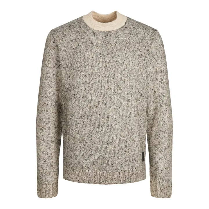 JACK&JONES 12239460 JCOSPACE KNIT MOCK NECK SN Hombre Jersey Chaleco Punto Jersey 28816 - 1