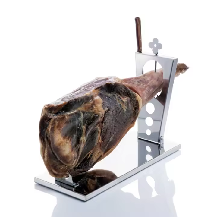 DON HIERRO - Soporte jamonero plegable en acero inoxidable, ZEN- - 1