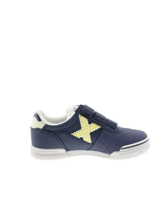 Zapatilla Munich G3 Kid VCO 344 Marino/Amarillo - 1