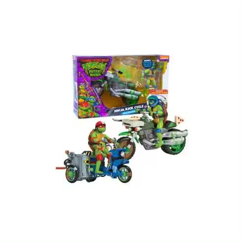TORTUGAS NINJA TMNT Movie Vehiculos MOTO C/Figura SURT - 1