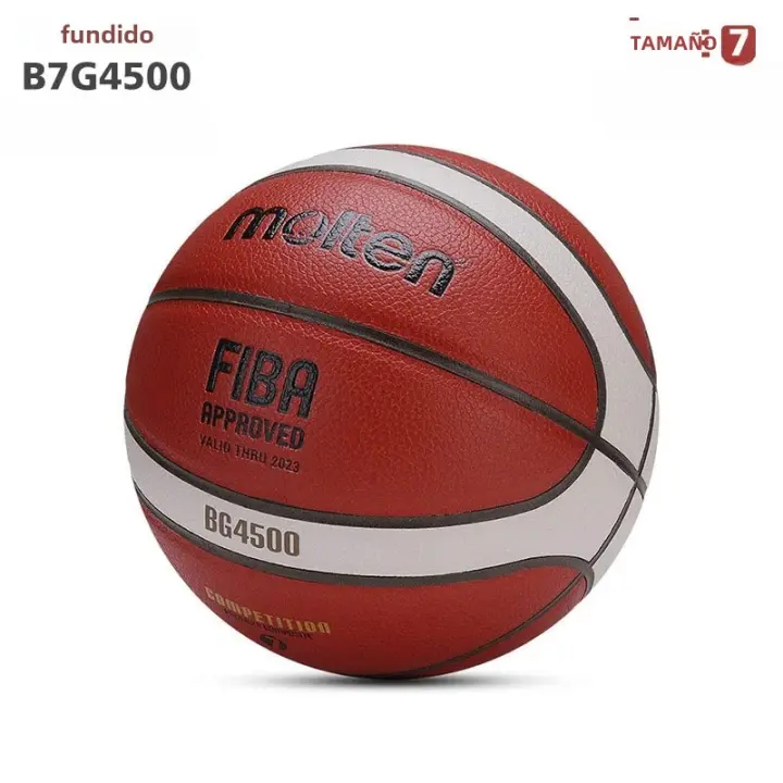 Baloncesto Molten BG4500 Original De Cuero PU Resistente Al Desgaste Y Antideslizante Para Juego Y Entrenamiento Interior Y Exterior - 1