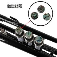 3pcs/set Botones De Dedo Para Trompeta Con Capa De Válvula De Concha De Abulón Colorful Accesorios Musicales Para Partes De Trompeta - details 2