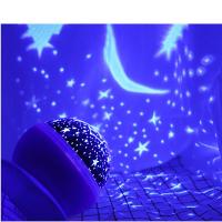 Lámpara Proyectora De Noche Rotativa Con Cielo Estrellado Y Unicornio Para Niños Y Bebés Luz LED Romántica USB/Batería AA Incluida - details 11