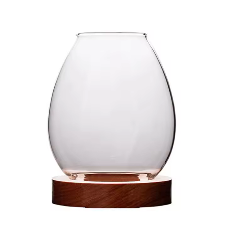 Soporte De Vela Retro De Vidrio Redondo Transparente Para Hogar Y Bodas Decoración De Mesa Antiviento Accesorios De Fiesta - 1