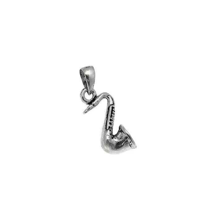 Inmaculada Romero Colgante Plata Ley 925m Saxofón 18mm Unisex [AC0576] - 1
