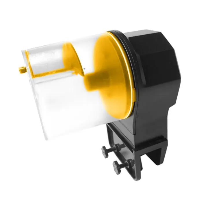 Alimentador De Pecera Automático Inteligente Con Capacidad Grande Para Acuarios De Peces Dorados Y Acuarios LCD De Plástico - 1