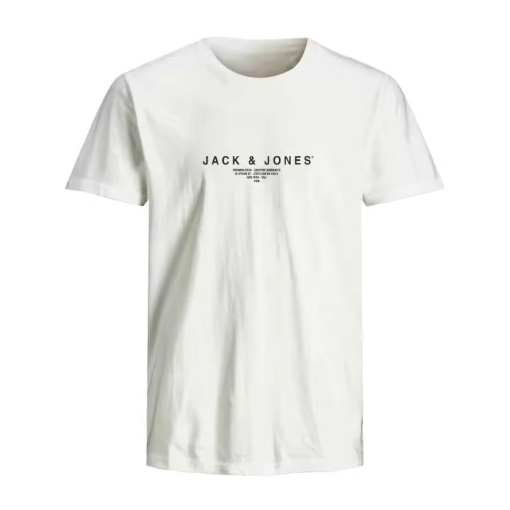 Camiseta marca Jack & Jones modelo 12276646-Bright para hombre en color blanco - 1