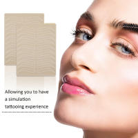 5pcs Piel De Práctica Para Microtejido De Cejas Simulación De Maquillaje Permanente Suministros De Tatuaje PMU Para Entrenamiento De Cejas - details 7