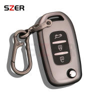 Funda De Llave De Coche TPU Para Renault Kadjar Captur Megane Sandero Stepway Logan Clio 5 Arkana 2020-2023 Kwid 2023 Cubierta Flip Key - details 2