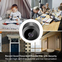 Cámara Mini WiFi A9 Grabadora De Video 1080P HD Wireless Monitoreo De Seguridad Para Bebés Y Mascotas Cámara Con Voz Para El Hogar Inteligente - details 3
