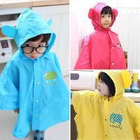 1-8 años lindo gran oído impermeable botón cierre niño impermeable niños lluvia capa - details 1