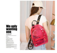 Mochila Transparente Duradera Para Mujer TINYAT Impermeable Pequeña Capacidad Color Sólido Para Viajes Música Conciertos - details 11