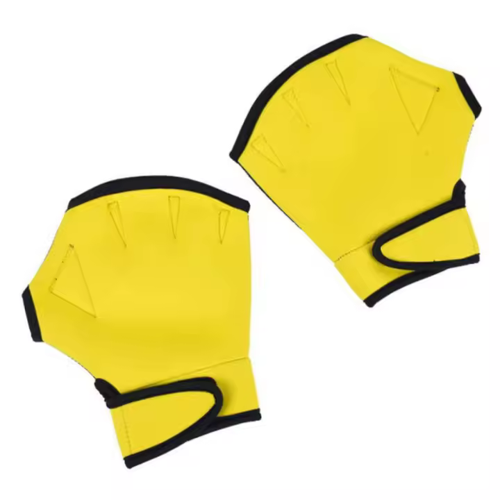 Guantes De Natación Neopreno Para Saltamontes Equipamiento De Natación Y Snorkel Palmas De Mano With Reducción Resistant to Rasguños Para Diversión En El Agua - 1