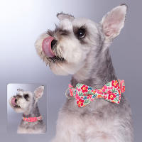 Collar De Floral Nylon Para Perros Con Lazo Ajustable Y Padded Para Pequeños Medianos Y Grandes Incluye Chihuahua Pug - details 17