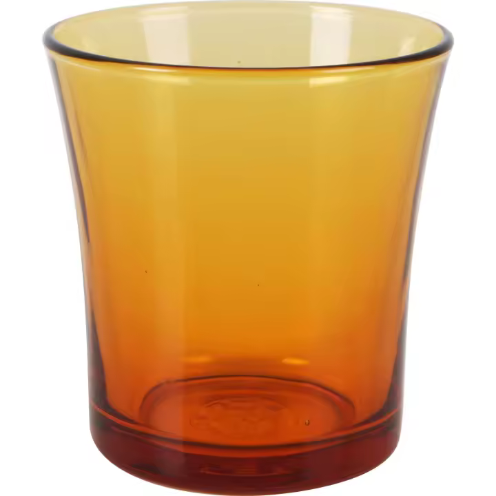 DURALEX - SET DE 4 VASOS 16CL AMBAR LYS - Set Vasos de Vidrio Presentación Elegante - Set de Vasos Duraderos y Resistentes - Set de Vasos Versátiles Adecuados para Bebidas Frías y Calientes - Set de Vasos Aptos para Lavavajillas - 1
