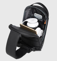 BANGE Bolsa Multifuncional De Hombro Cruzada Impermeable Para Hombres Bolsa De Pecho Para Viajes Cortos Estilo Fashion Unisex - details 18