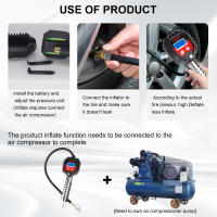 Medidor De Presión De Neumáticos Digital Universal Accesorio De Automóvil Precisión Alta Para Inflado Y Monitoreo De Coche - details 25