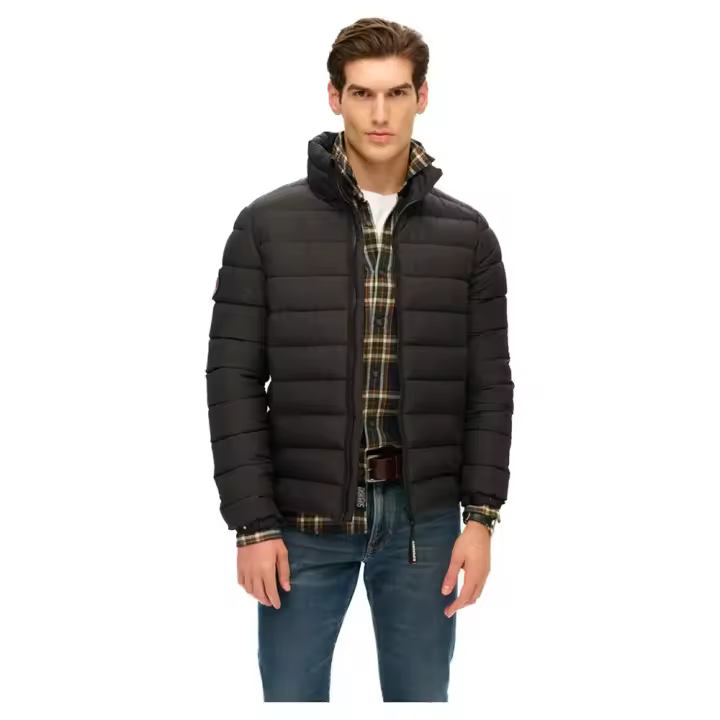 Superdry Chaqueta Fuji Embroidered Padded Negro - 1
