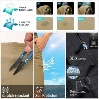 Pantalones Deportivos Hombre TRVLWEGO Transpirables Con Bolsillo Cerradura De Cremallera Secado Rápido Resistente Al Agua Para Senderismo Pesca Viajes - details 14