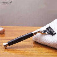 iRAZOR Clásico Manual Mach 3 Hoja De Afeitar Para Hombres Y Mujeres Eliminación Del Vello Barbería Herramienta De Peluquería - details 1