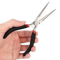 Herramienta Multiuso Alicate De Nariz Larga Alicate De Agujas Herramienta De Reparación Con Mango Curvado Para Carpintería - details 5
