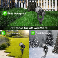 Lámpara Solar LED Verde Super Brillante Para Exterior Impermeable IP65 Luz De Jardín Solar Con Sensor De Movimiento Control Remoto Incluido - details 3