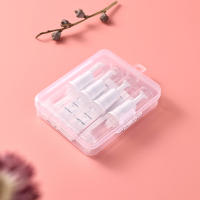 Juego De 4 Botellas De Viaje 5ml Vacío Con Bombín Para Cosméticos Loción Crema Sérum Ojo De Cuidado Tópicos Líquidos Transparentes - details 3
