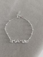 Pulsera de Plata de Ley Diseño Bolitas para Mamá - 40ycuatrojoyería - details 1