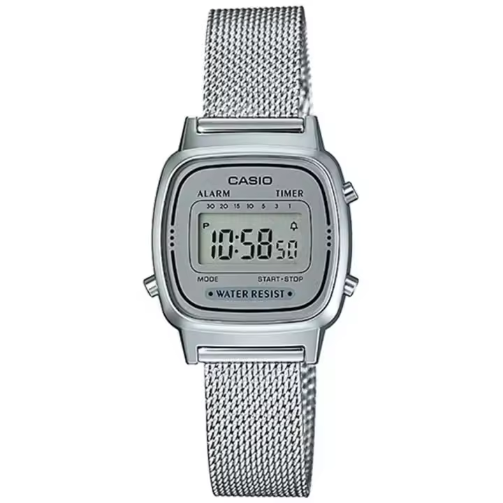 Casio Reloj La670-wem Plateado Unisex - 1