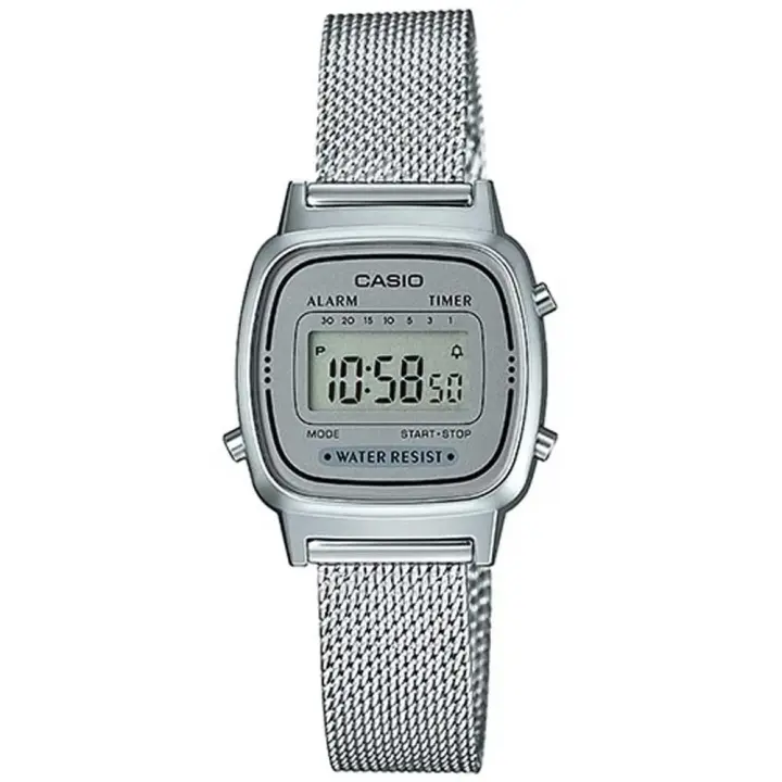 Casio Reloj La670-wem Plateado Unisex - 1