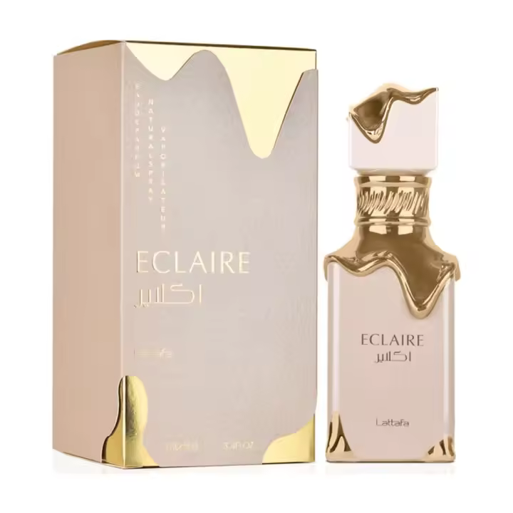 Lattafa Eclaire 100ml EDP | Perfume Árabe para Mujer con Notas Dulces y Cremosas | Fragancia Larga Duración 12H+ | 100% Original | Ideal para Regalos Elegantes y Uso Diario | Alta Perfumería con Toques de Vainilla y Almizcle,Perfume Árabe ,para Mujer - 1