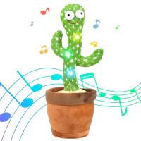 Juguete De Cactus Hablador Recargable Grabador Y Repetidor Educativo Para Niños Aprendizaje De Idiomas Inglés Español Árabe Unisex - details 7