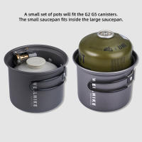 Conjunto Portátil Ultraligero Para Camping Y Senderismo WELLHIKE Juego De Cocina Plegable Para 1 Persona Con Tetera Y Utensilios De Cocina Para Picnics Al Aire Libre - details 4