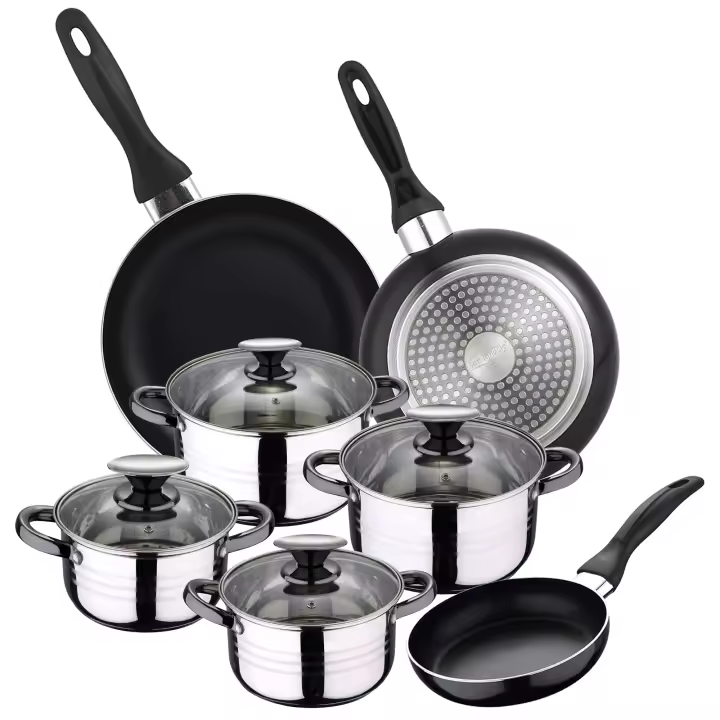 Set Bateria 8pc SAN IGNACIO + Set 3 sartenes 16/20/24 - 1