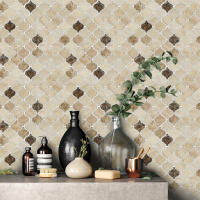 Pegatina De Pared 3D Falsa Drip Tile Autoadhesiva Kuujojo Para Cocina Sala De Estar Y Baño Fácil De Quitar Tamaño 12x12 Pulgadas - details 15