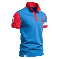 Camisa Polo de Algodón A LA Moda con decoración de metal y solapa, novedad de Primavera y Verano - details 13