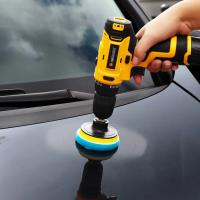 Kit De 11 Piezas De Pads De Pulido Para Coche 3 Pulgadas Esponja De Tela De Lana Para Pulir Cera Sellado Esmalte Envasado Por Unidad - details 5