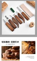 Cuchillo De Grabado De Madera Profesional Herramienta De Tallado Para Bricolaje Set De Herramientas Para Carpintería De Nogal - details 16