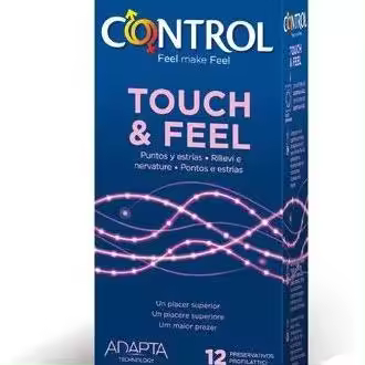 Control Sensual Dots & Lines Preservativo Puntos Estras 12Uds - 1