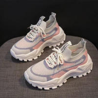 Zapatillas De Correr Para Mujer Transpirables Y Ligeros Antideslizantes Deportivas Al Aire Libre Con Lazo Moda Tenis - details 5