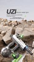 Pistola De Agua Eléctrica UZI Para Niños Juguete De Tres Funciones Integradas Con Luz Como Una Scorpion Juego De Agua Al Aire Libre Regalo Para Niños Hombres - details 0
