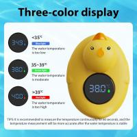 Sensor de Temperature Seguro with Diseño de Pato Termómetro de Agua para Baño de Bebé - details 3