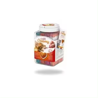 Hagen Tropican Mascotas Alimento para Gatos CATIT CREAMY Bote Surtido 80 X 10 Gr - Mega Pack 80 Unidades - 1