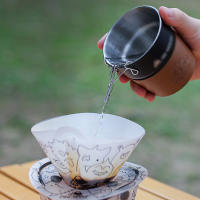 Boquilla De Café De Acero Inoxidable Para Exteriores Accesorio De Derrame De Café Para Camping Sierra Cup Sin Desplazamiento - details 11