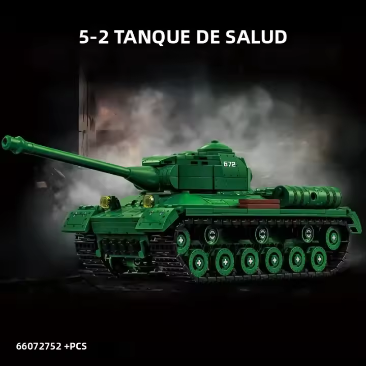 Juguete De Puzzle Para Niños TOG Tipo Ratón Pesado Tanque De Construcción Bloques Tren Cañón Vehículo Blindado Serie Modelo - 1