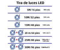 Tira De Luz LED Tuya 220V 5050 Wifi Bluetooth Adhesiva Flexible Iluminación LED 12V Para El Hogar Compatible Con Alexa Y Google Home - details 10