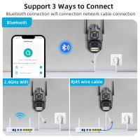 Cámara De Seguridad IP BELIA 8MP PTZ WiFi Con Pantalla Dual Visión Nocturna Color CCTV Vigilancia Exterior 4MP App ICSEE - details 9